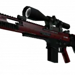 StatTrak™ SCAR-20 | Crimson Web (Minimal Wear)