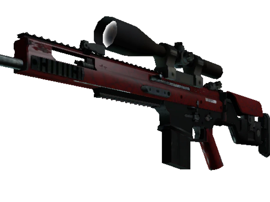 StatTrak™ SCAR-20 | Crimson Web (Minimal Wear) - Image 1