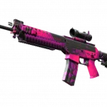 StatTrak™ SG 553 | Pulse (Minimal Wear)