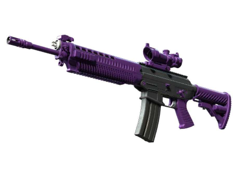 StatTrak™ SG 553 | Ultraviolet (Minimal Wear) - Image 1