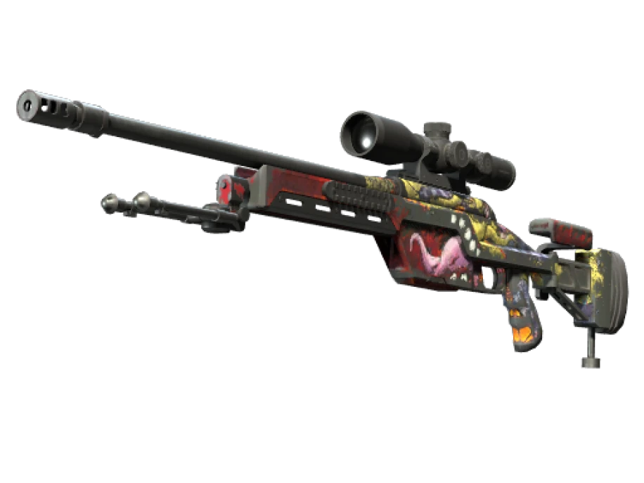 StatTrak™ SSG 08 | Bloodshot (Battle-Scarred) - Image 1