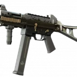 StatTrak™ UMP-45 | Gold Bismuth (Minimal Wear)