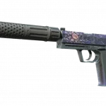 StatTrak™ USP-S | Black Lotus (Minimal Wear)