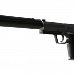 StatTrak™ USP-S | Stainless (Battle-Scarred)