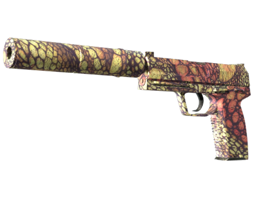 USP-S | Orange Anolis (Minimal Wear) - Image 1