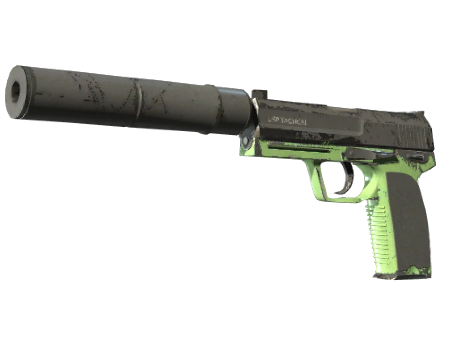 USP-S | Para Green (Well-Worn) - Image 1