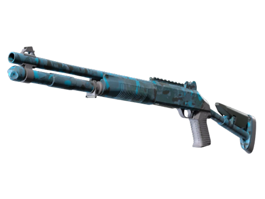 XM1014 | VariCamo Blue (Minimal Wear) - Image 1