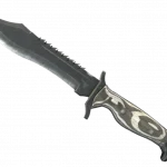 ★ Bowie Knife | Black Laminate (Minimal Wear)
