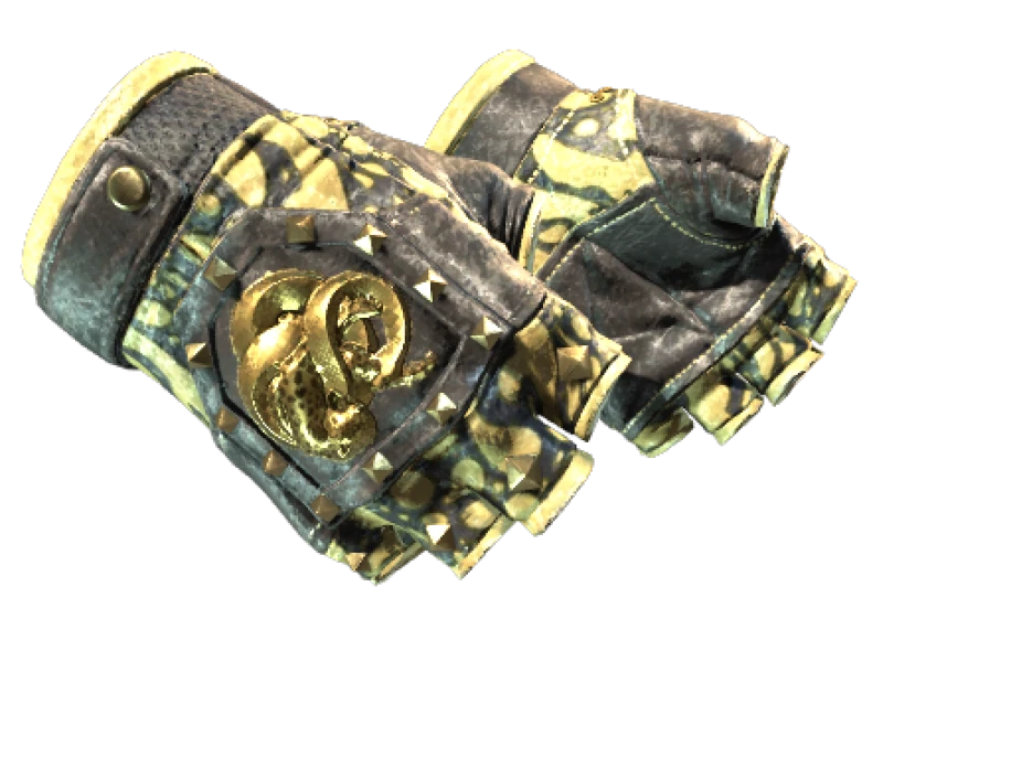 ★ Broken Fang Gloves | Yellow-banded (Well-Worn) - Image 1