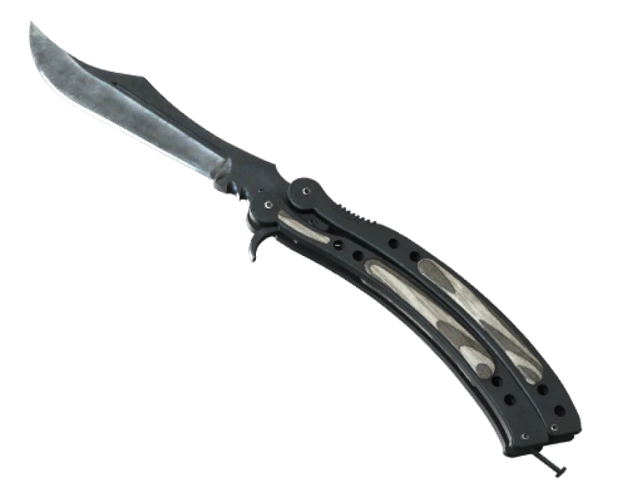 ★ Butterfly Knife | Black Laminate (Minimal Wear) - Image 1
