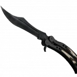 ★ Butterfly Knife | Black Laminate (Well-Worn)