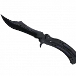 ★ Butterfly Knife | Blue Steel (Battle-Scarred)