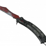 ★ Butterfly Knife | Crimson Web (Battle-Scarred)