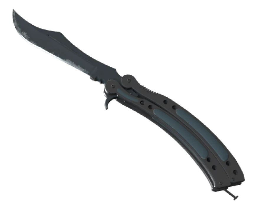 ★ Butterfly Knife | Night (Well-Worn) - Image 1