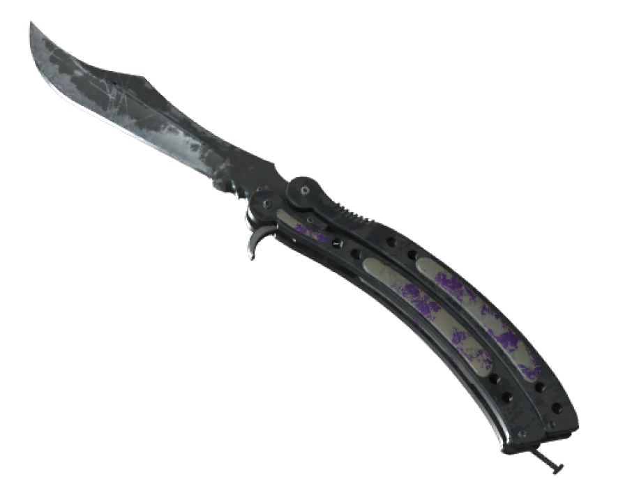 ★ Butterfly Knife | Ultraviolet (Battle-Scarred) - Image 1