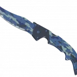 ★ Falchion Knife | Bright Water (Well-Worn)