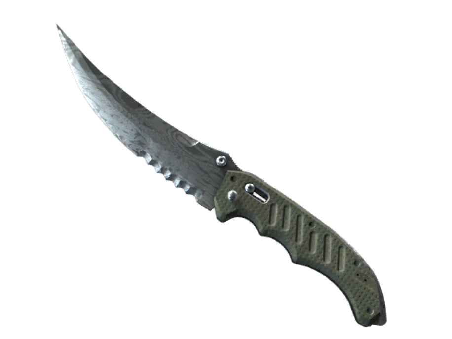 ★ Flip Knife | Damascus Steel (Factory New) - Image 1