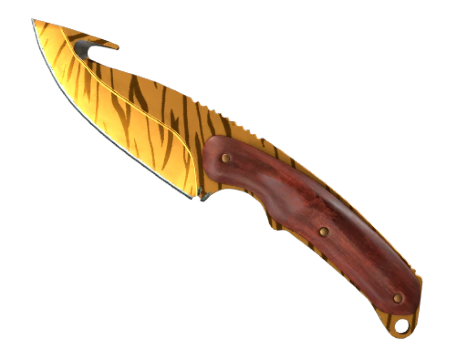 ★ Gut Knife | Tiger Tooth (Minimal Wear) - Image 1