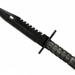 ★ M9 Bayonet | Black Laminate (Battle-Scarred)