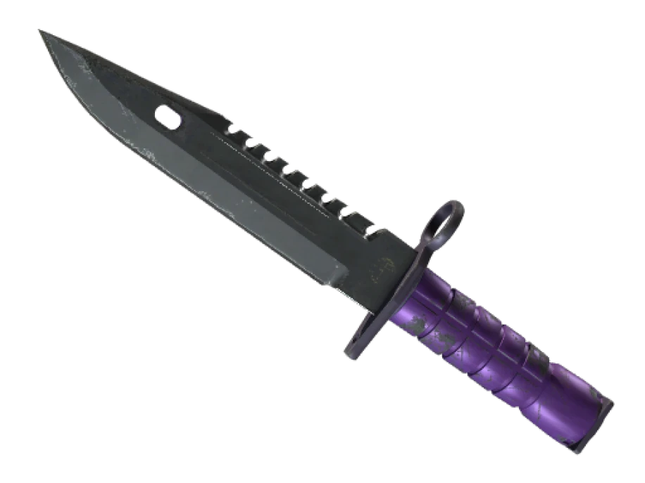 ★ M9 Bayonet | Ultraviolet (Well-Worn) - Image 1