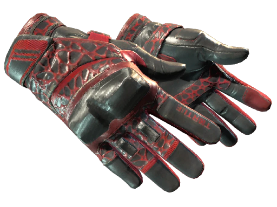 ★ Moto Gloves | Blood Pressure (Well-Worn) - Image 1
