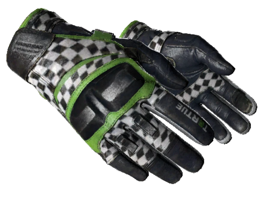 ★ Moto Gloves | Finish Line (Well-Worn) - Image 1