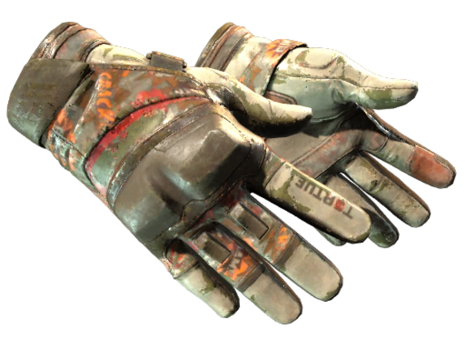 ★ Moto Gloves | POW! (Battle-Scarred) - Image 1