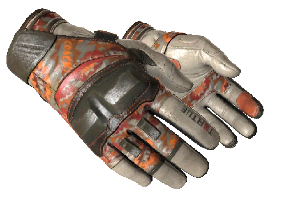 ★ Moto Gloves | POW! (Well-Worn) - Image 1