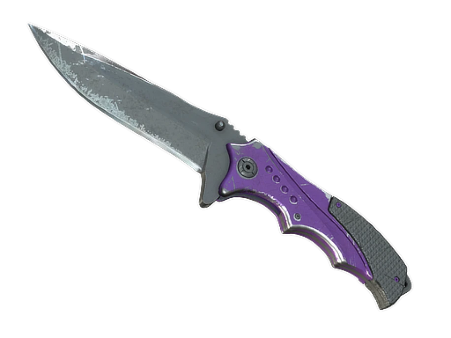 ★ Nomad Knife | Ultraviolet (Battle-Scarred) - Image 1