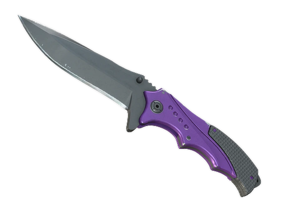 ★ Nomad Knife | Ultraviolet (Well-Worn) - Image 1