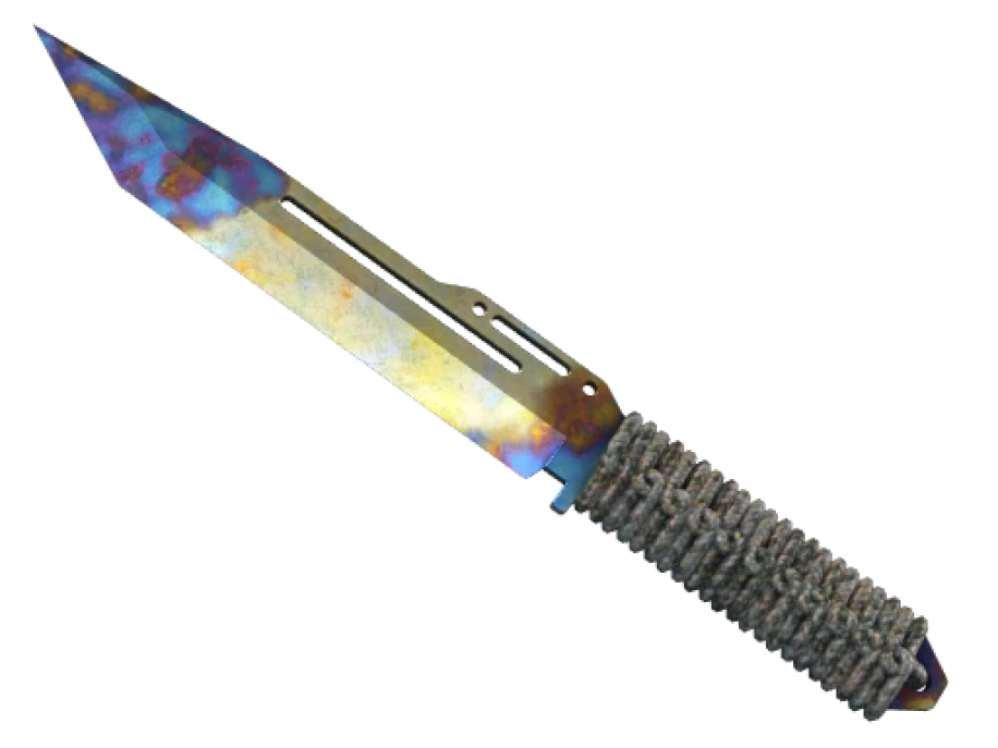 ★ Paracord Knife | Case Hardened (Well-Worn) - Image 1