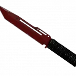 ★ Paracord Knife | Crimson Web (Well-Worn)