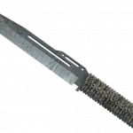 ★ Paracord Knife | Damascus Steel (Well-Worn)