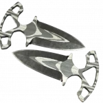 ★ Shadow Daggers | Black Laminate (Well-Worn)