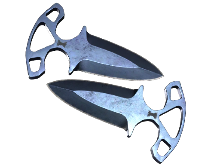 ★ Shadow Daggers | Blue Steel (Battle-Scarred) - Image 1