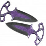 ★ Shadow Daggers | Ultraviolet (Battle-Scarred)