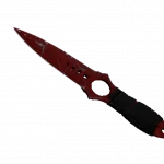 ★ Skeleton Knife | Crimson Web (Battle-Scarred)