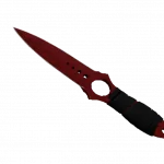★ Skeleton Knife | Crimson Web (Well-Worn)