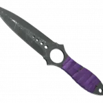 ★ Skeleton Knife | Ultraviolet (Battle-Scarred)