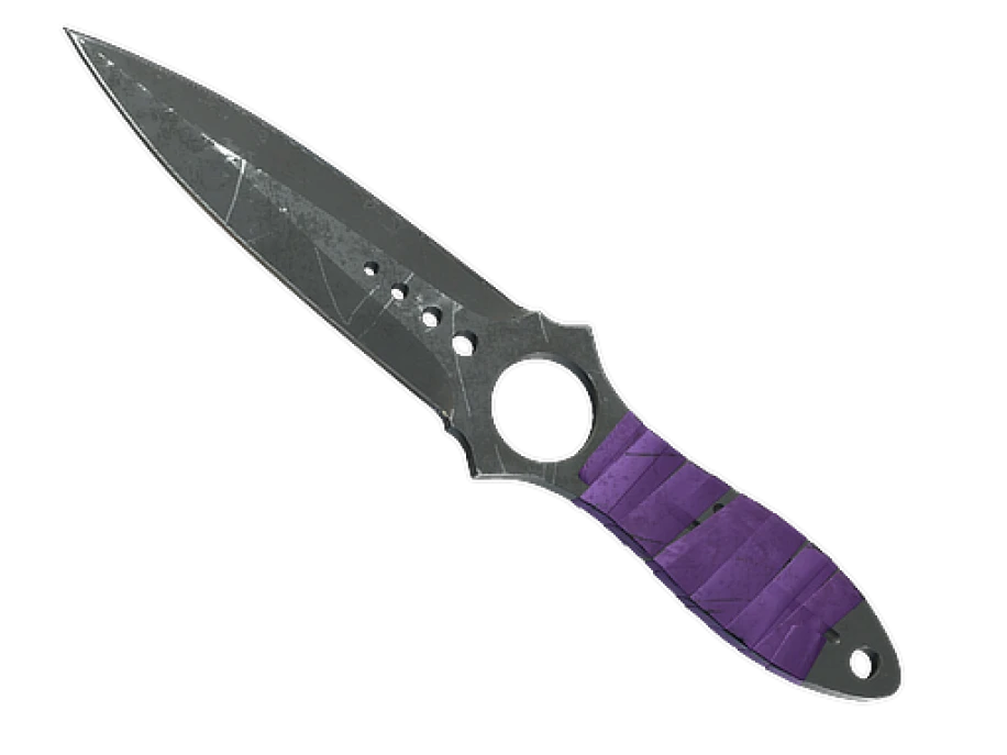 ★ Skeleton Knife | Ultraviolet (Battle-Scarred) - Image 1