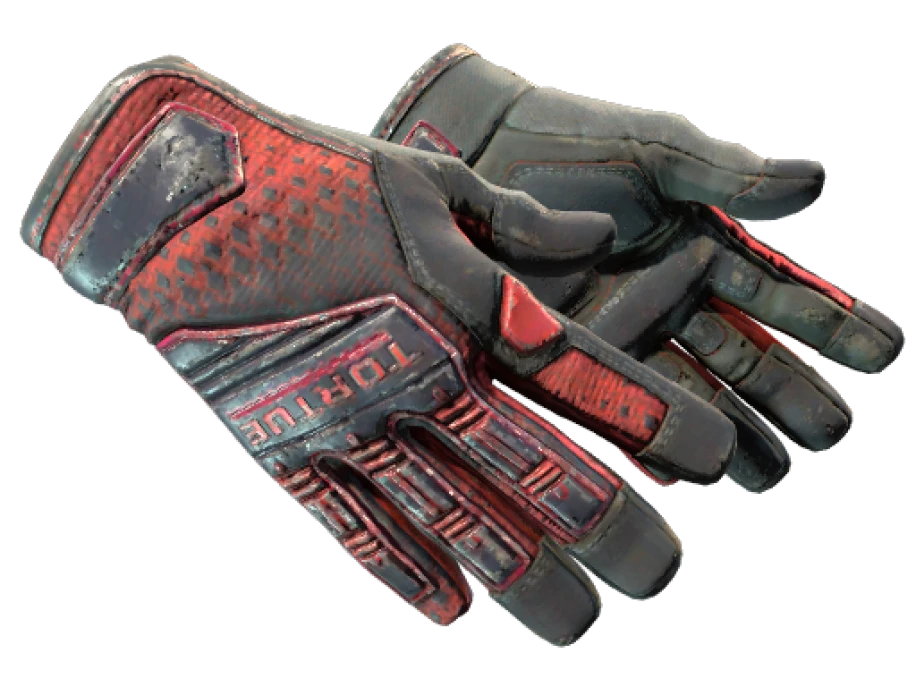 ★ Specialist Gloves | Crimson Kimono (Battle-Scarred) - Image 1