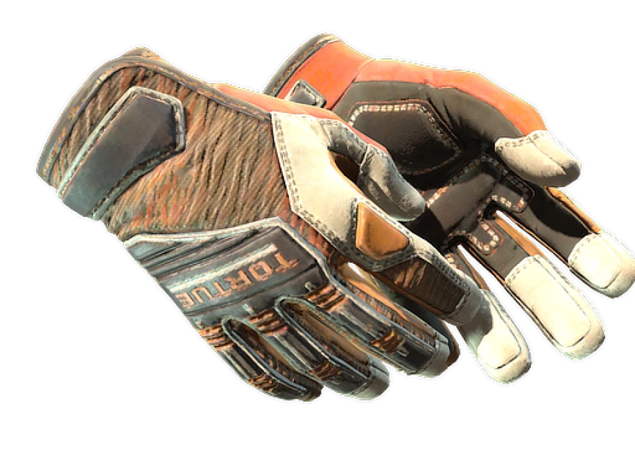 ★ Specialist Gloves | Tiger Strike (Well-Worn) - Image 1