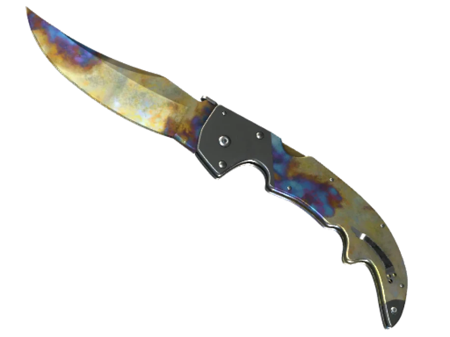 ★ StatTrak™ Falchion Knife | Case Hardened (Well-Worn) - Image 1