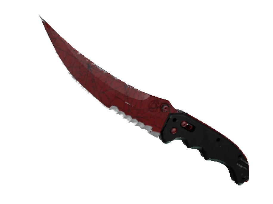 ★ StatTrak™ Flip Knife | Crimson Web (Field-Tested) - Image 1