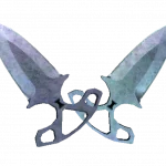 ★ StatTrak™ Shadow Daggers | Blue Steel (Well-Worn)