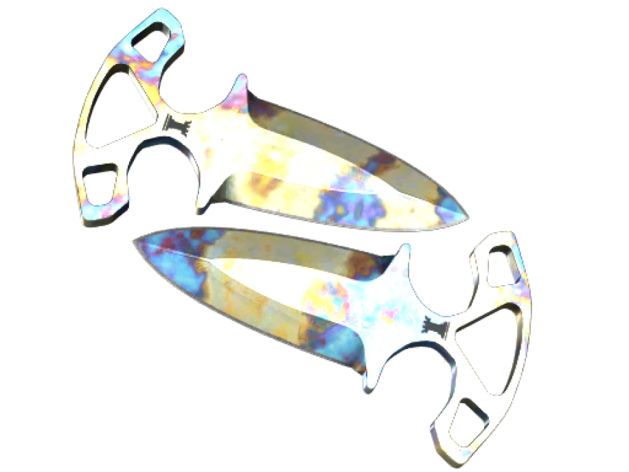 ★ StatTrak™ Shadow Daggers | Case Hardened (Well-Worn) - Image 1