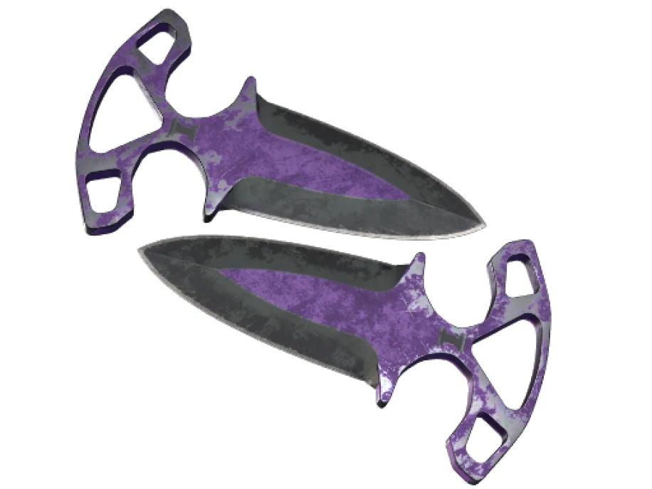 ★ StatTrak™ Shadow Daggers | Ultraviolet (Battle-Scarred) - Image 1