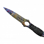 ★ StatTrak™ Skeleton Knife | Case Hardened (Battle-Scarred)