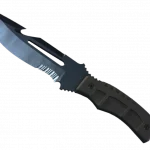 ★ StatTrak™ Survival Knife | Blue Steel (Minimal Wear)