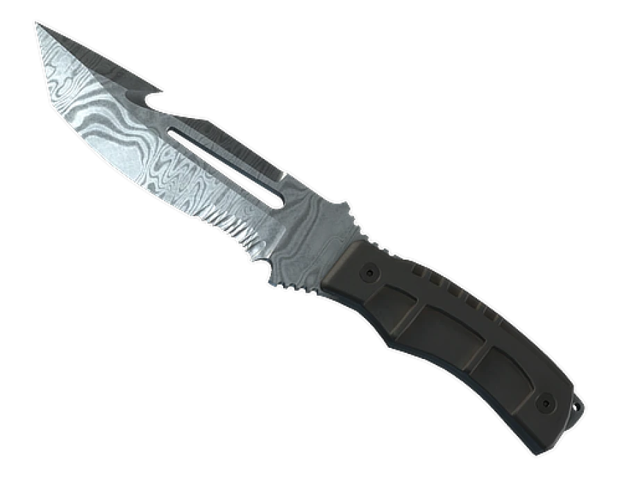 ★ StatTrak™ Survival Knife | Damascus Steel (Field-Tested) - Image 1